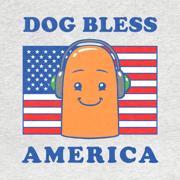 Dog Bless America by dumbshirts